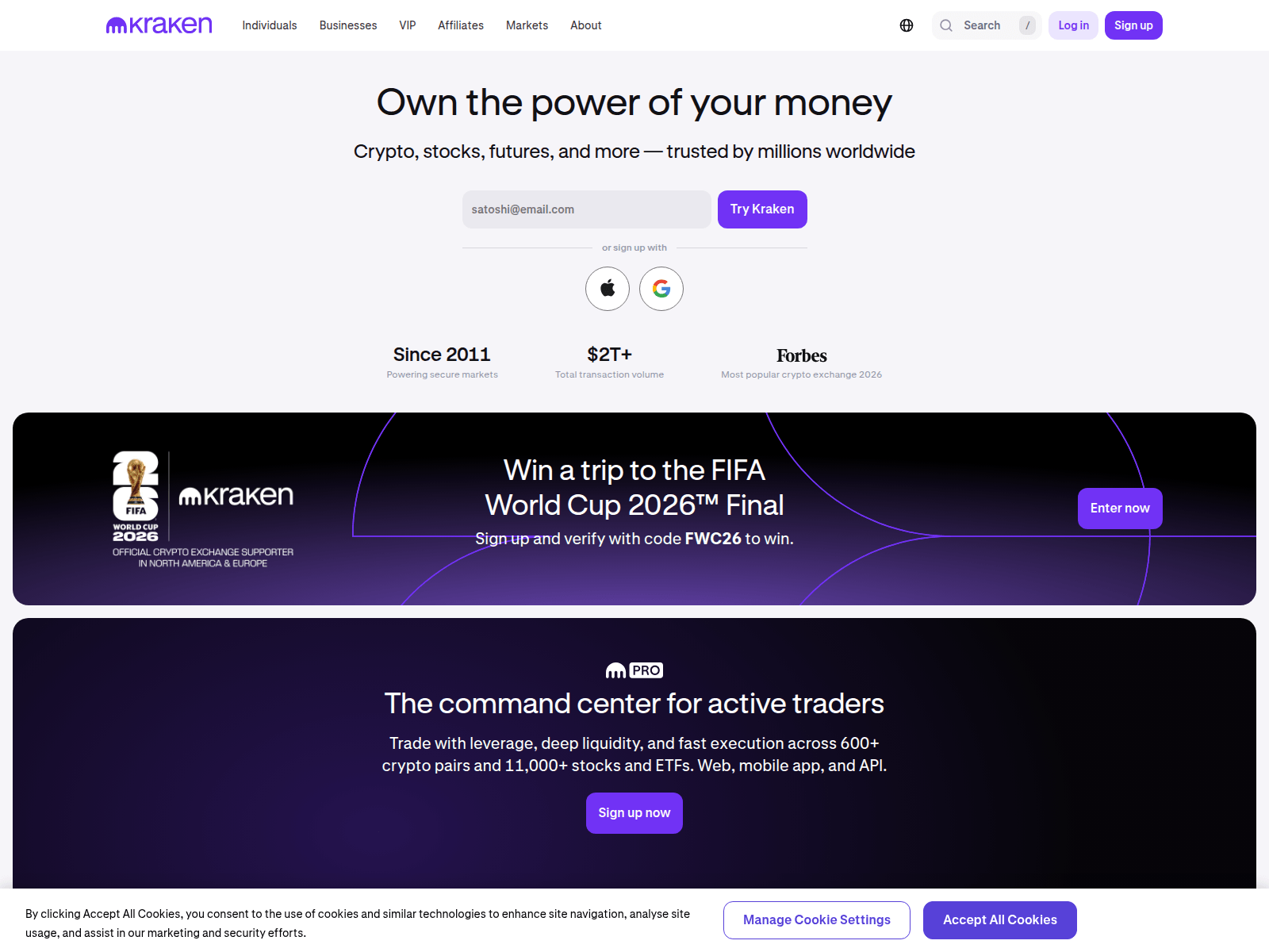 Screenshot of kraken.uk.net