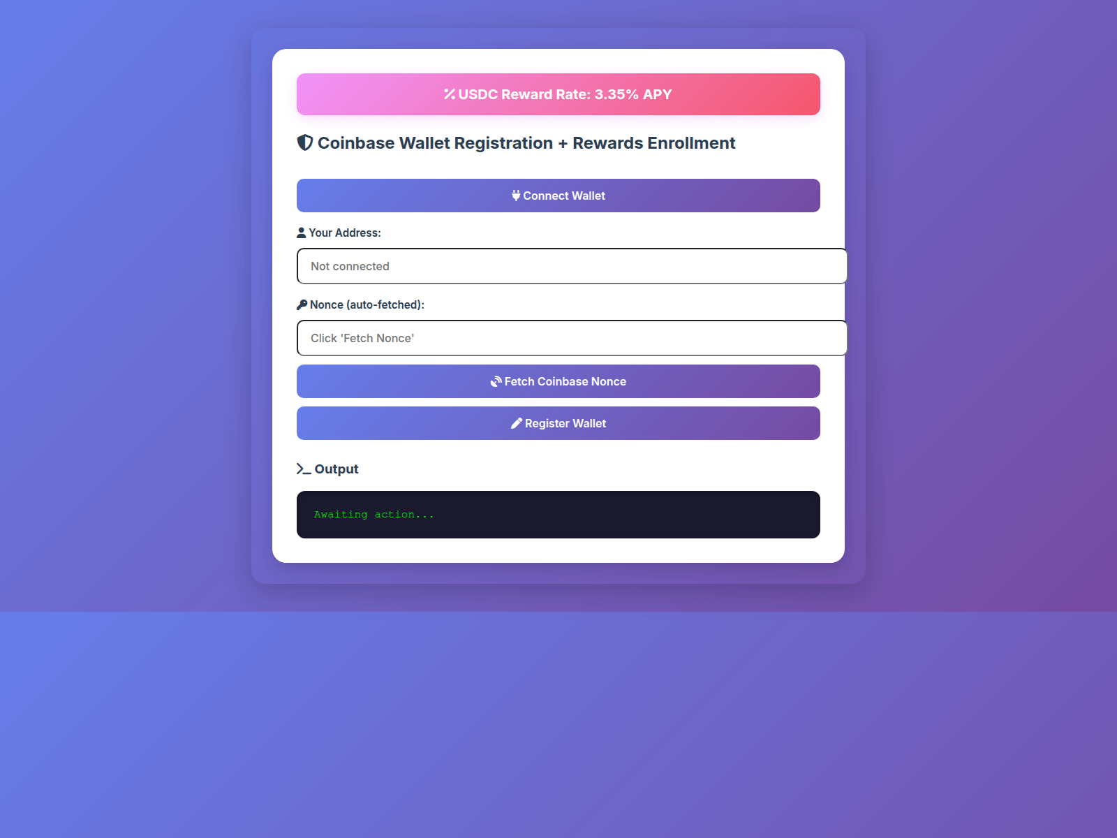 Screenshot of coinbases-two.vercel.app