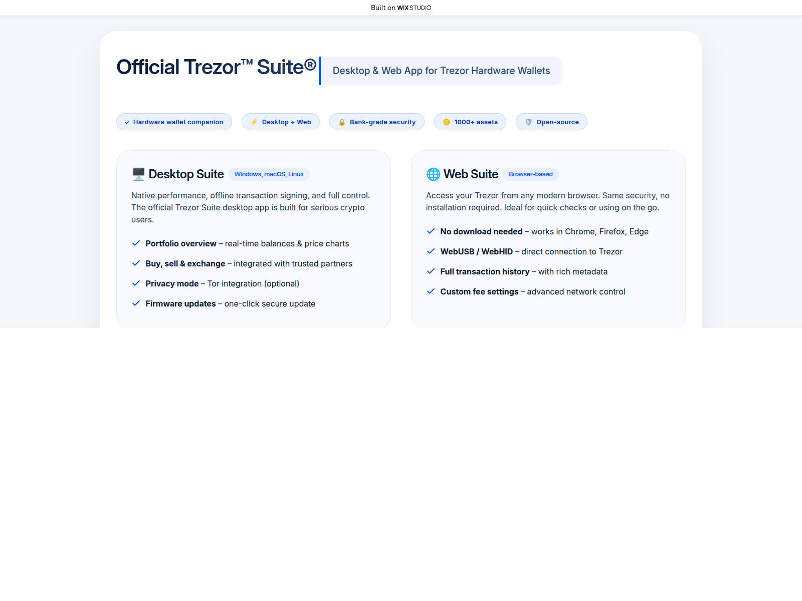 Screenshot of accapps-trexorcdn.wixstudio.com