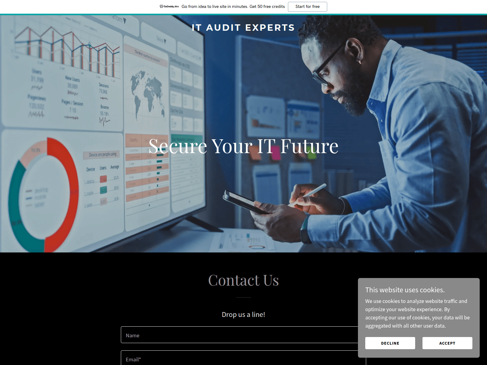 Screenshot of itauditexperts.com