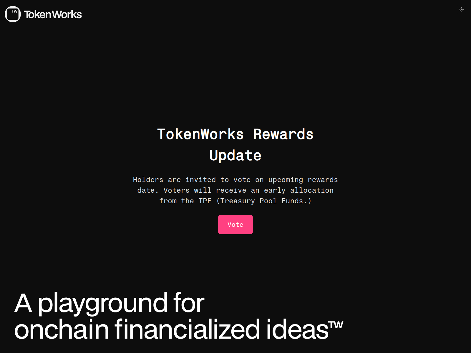 Screenshot of vote-tokensworks-net.pages.dev