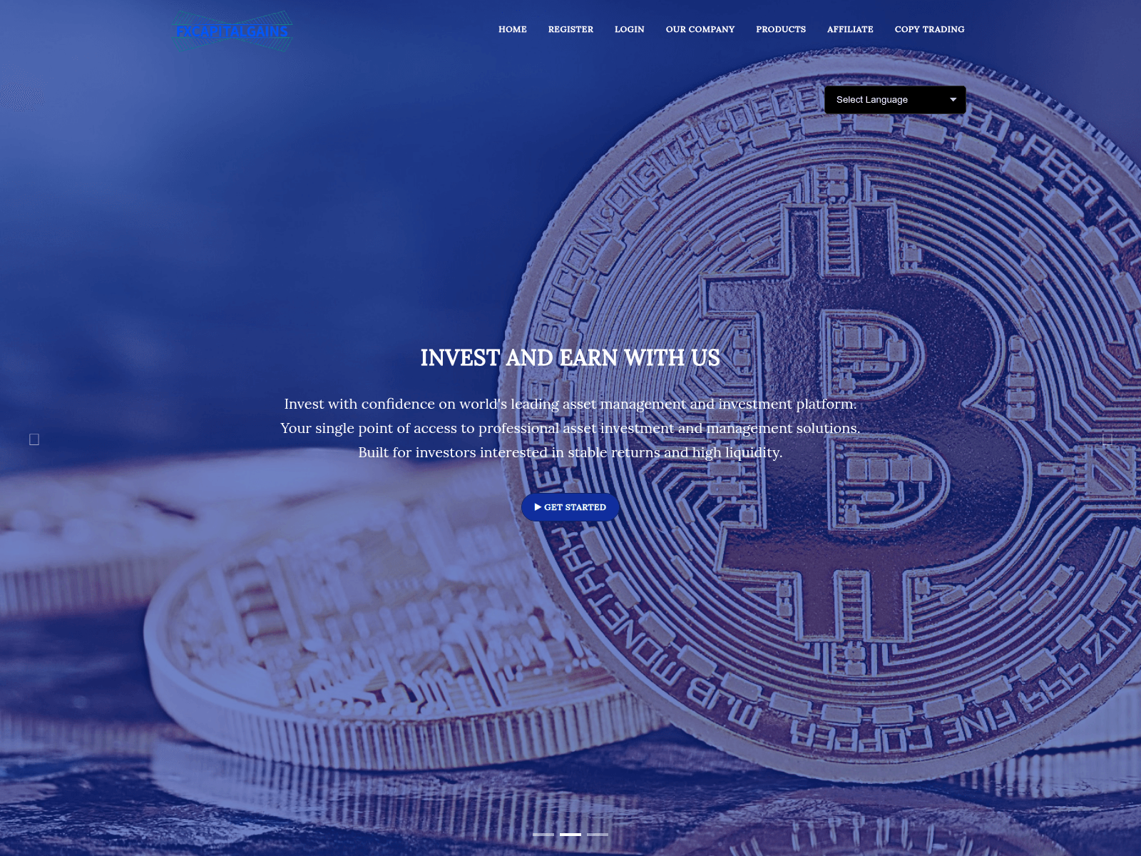 Captura de pantalla de fxcapitalgains.org