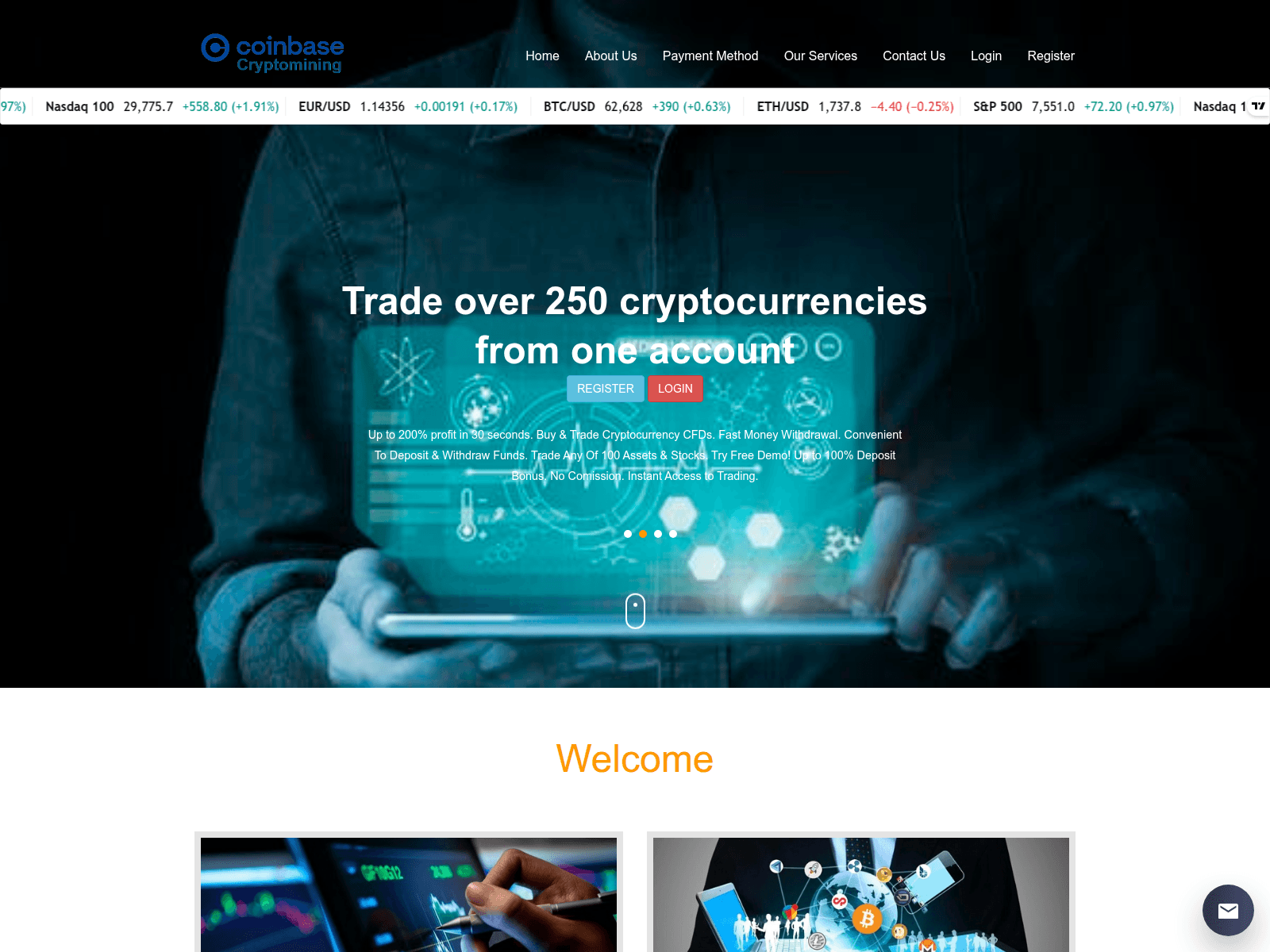 Screenshot of cbasemining.info