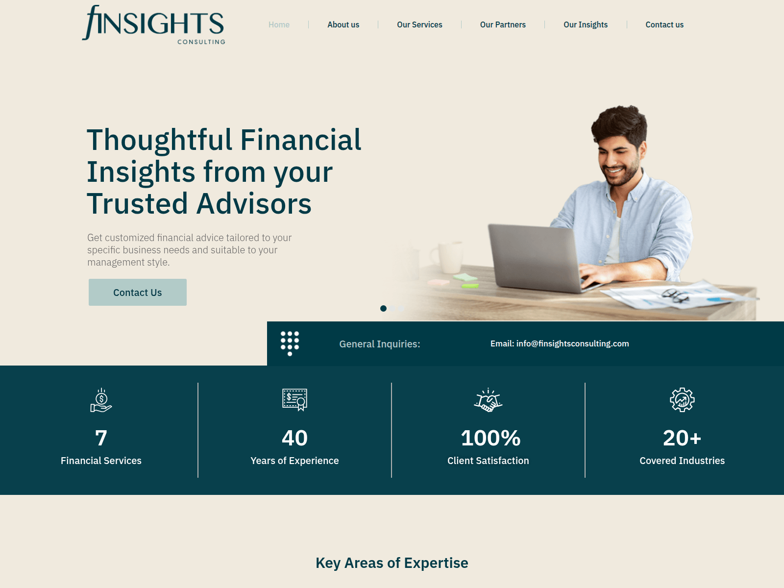 Screenshot of finsightsconsulting.com