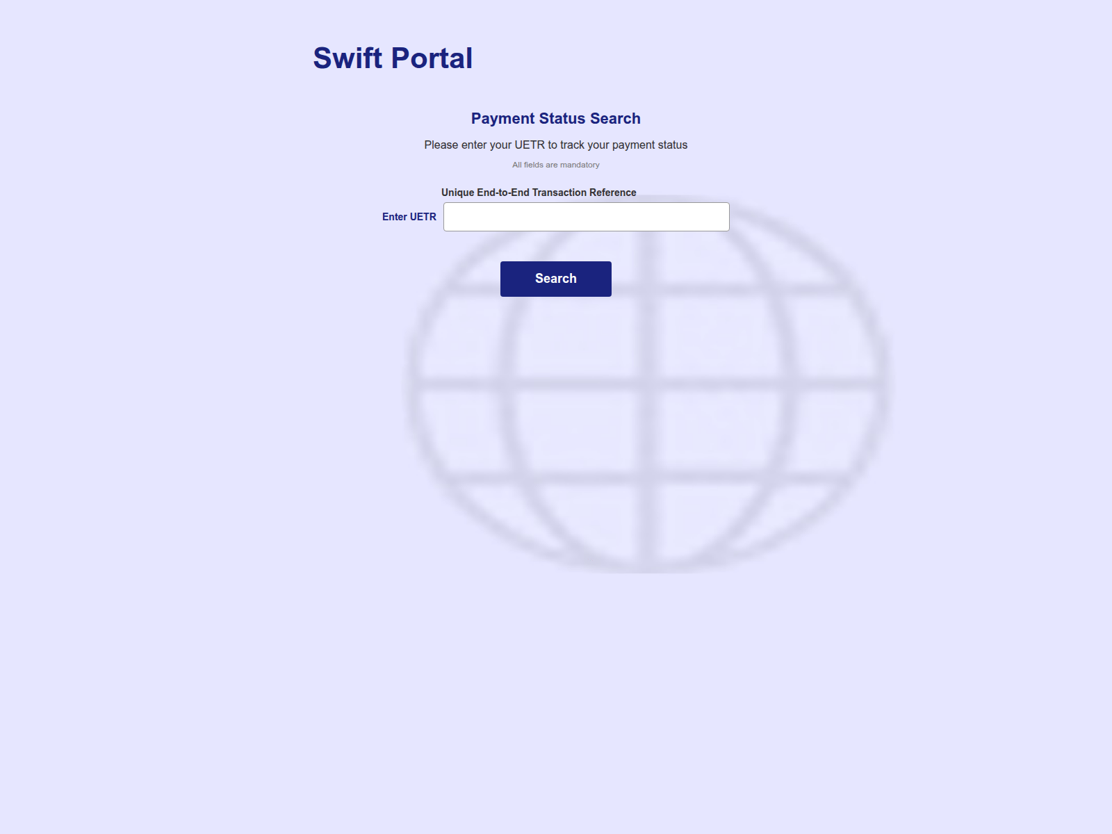 Screenshot of swiftstatuscheck.sc-sec.online