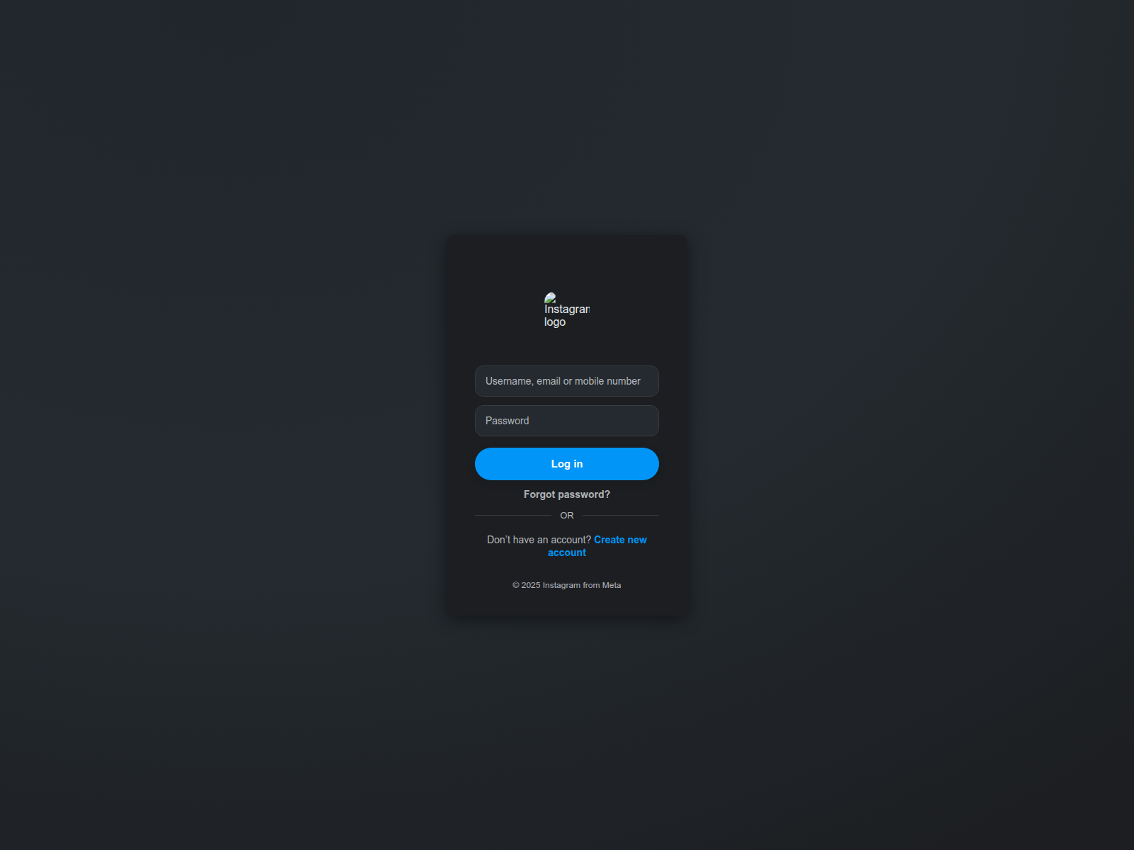 Screenshot of instagram-cmd.github.io
