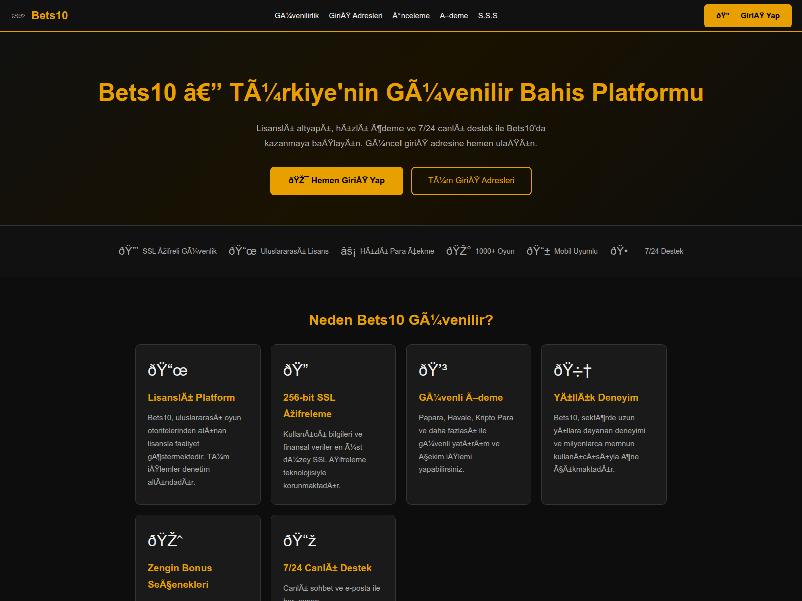 Screenshot of casinometropol2107.com