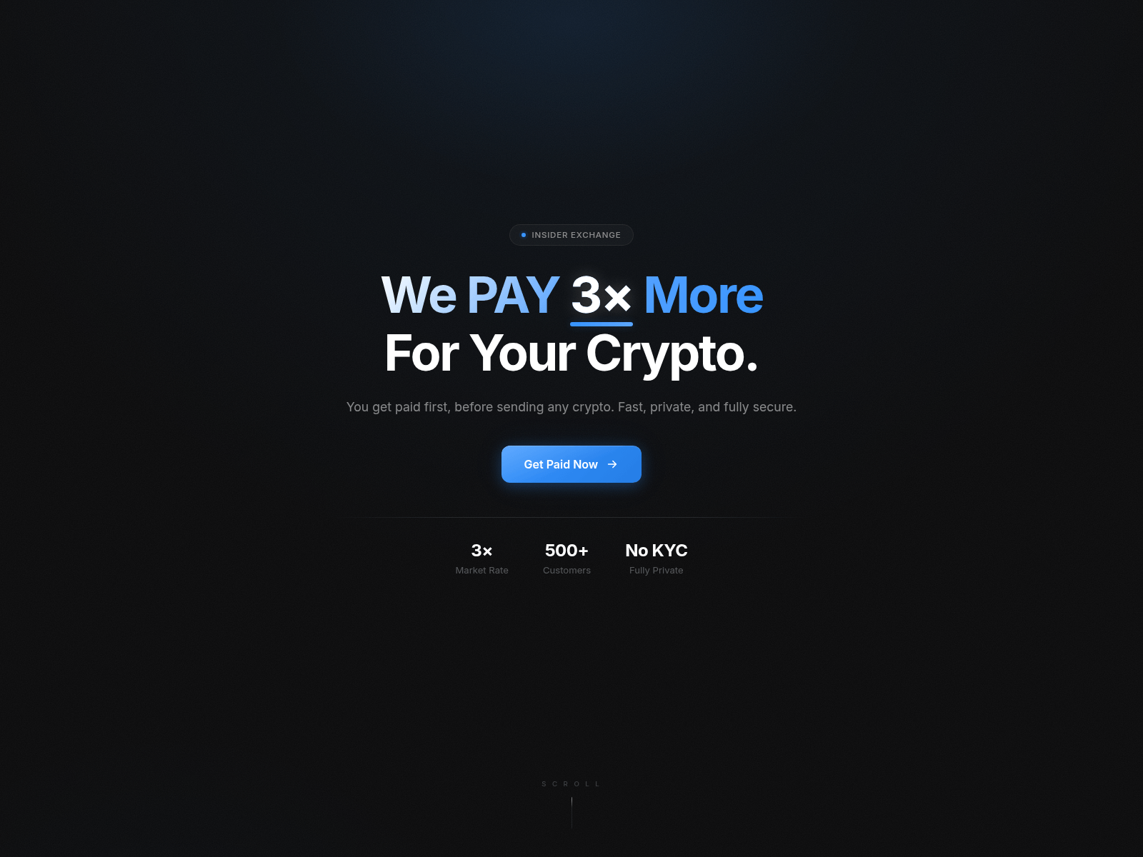 Screenshot of insiderexch.com
