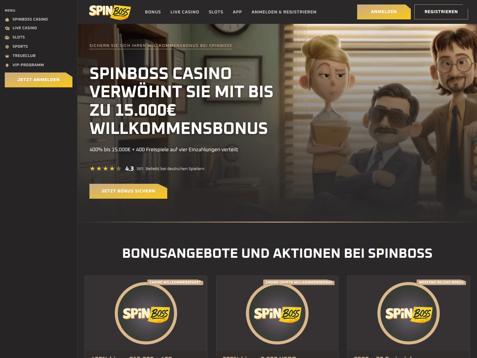 Screenshot of de-spinboss.net
