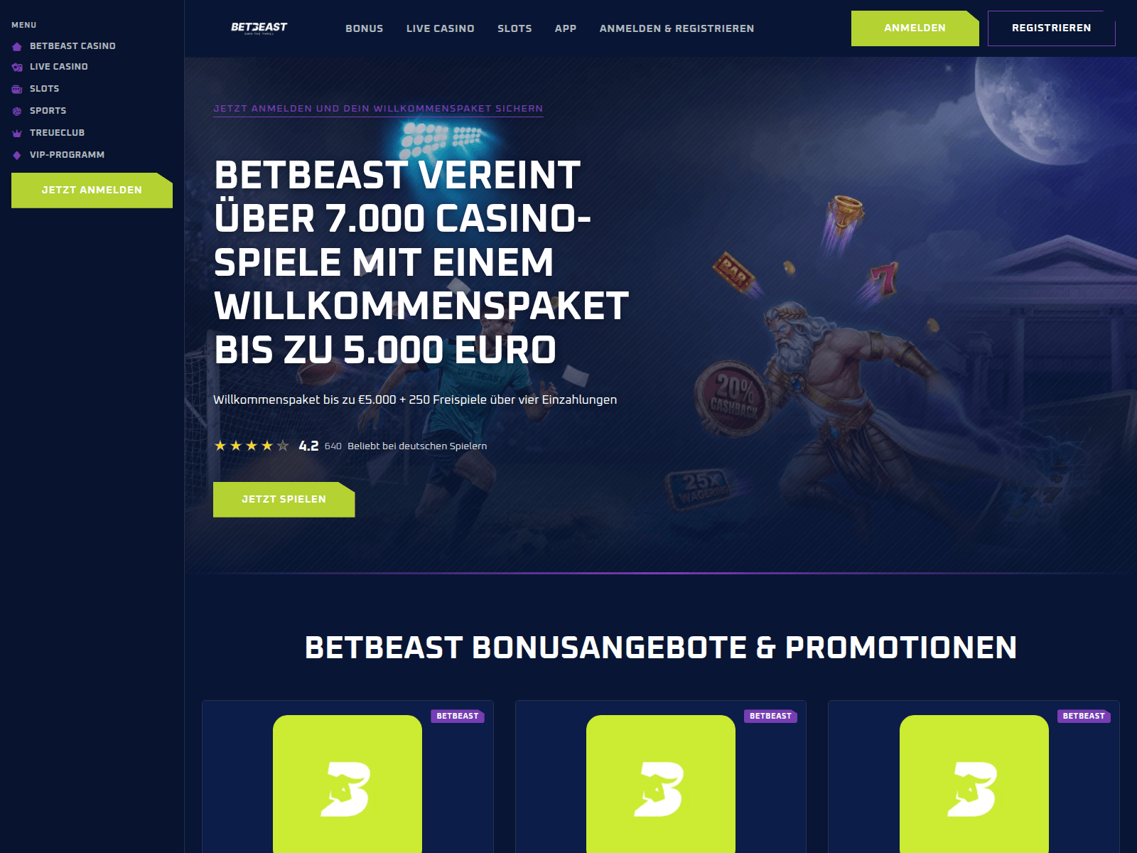 Screenshot of betbeastt.com