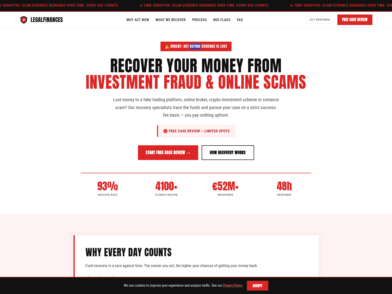 Screenshot of legalfinances.live