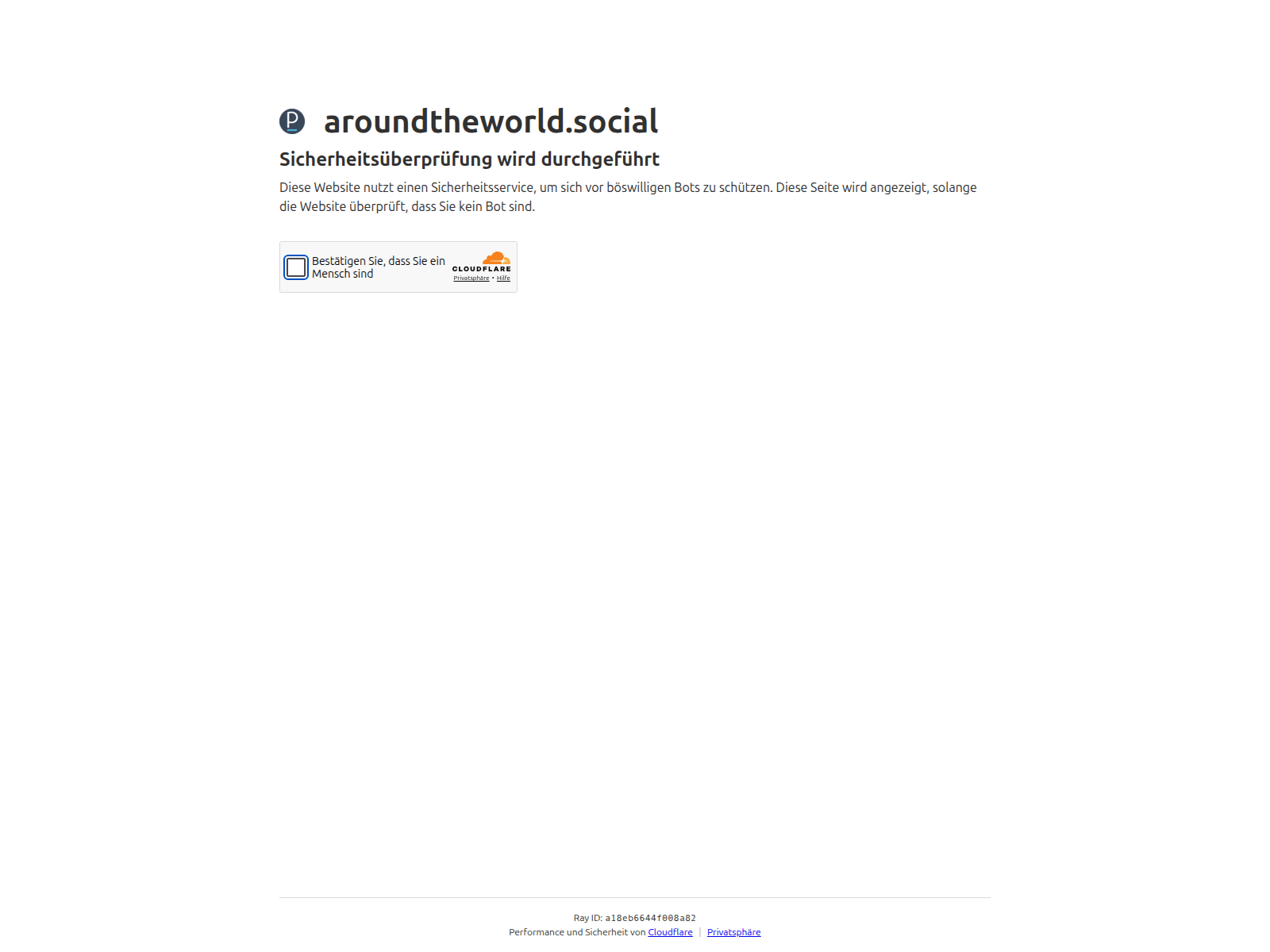 Screenshot of aroundtheworld.social