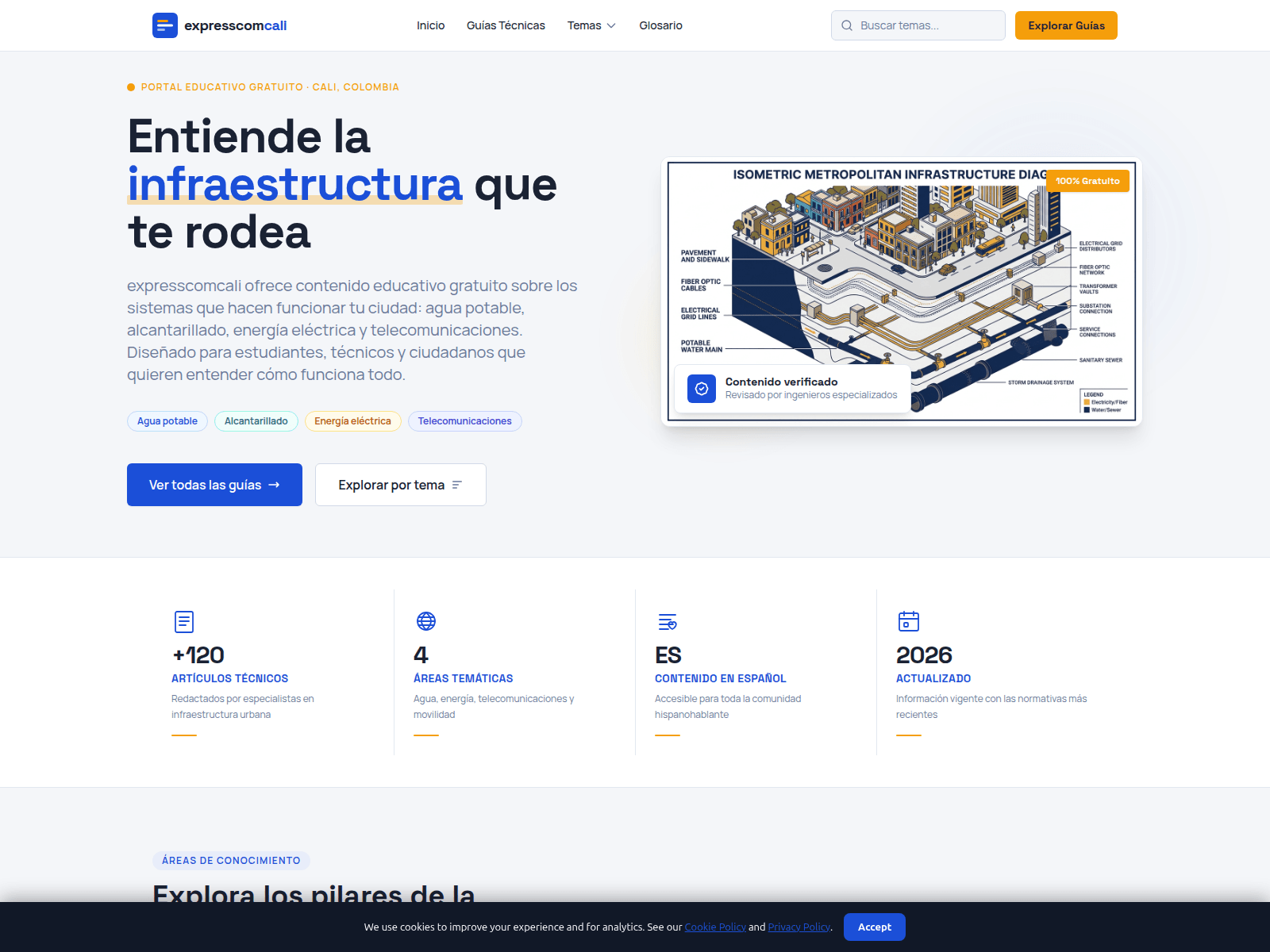 Screenshot of expresscomcali.com