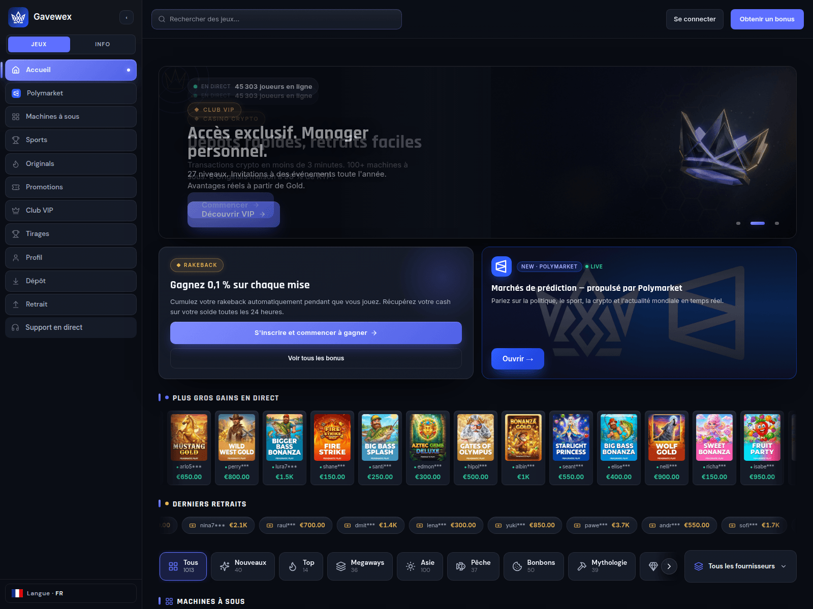 Screenshot of gavewex.com