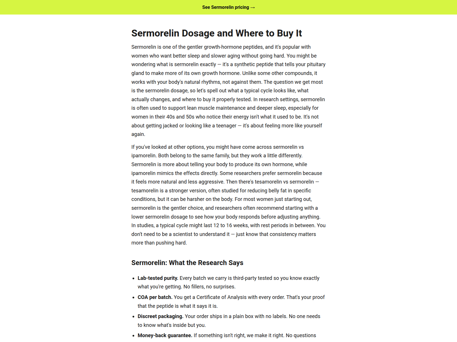 Screenshot of sermorelin-shop.vip