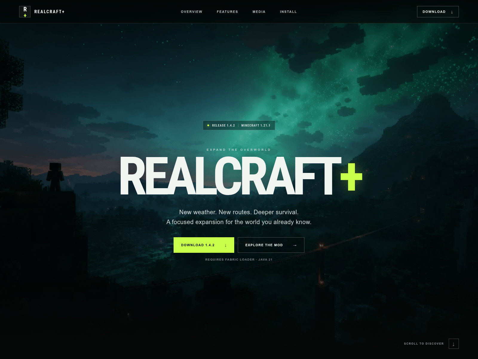 Screenshot of realcraftmc.com