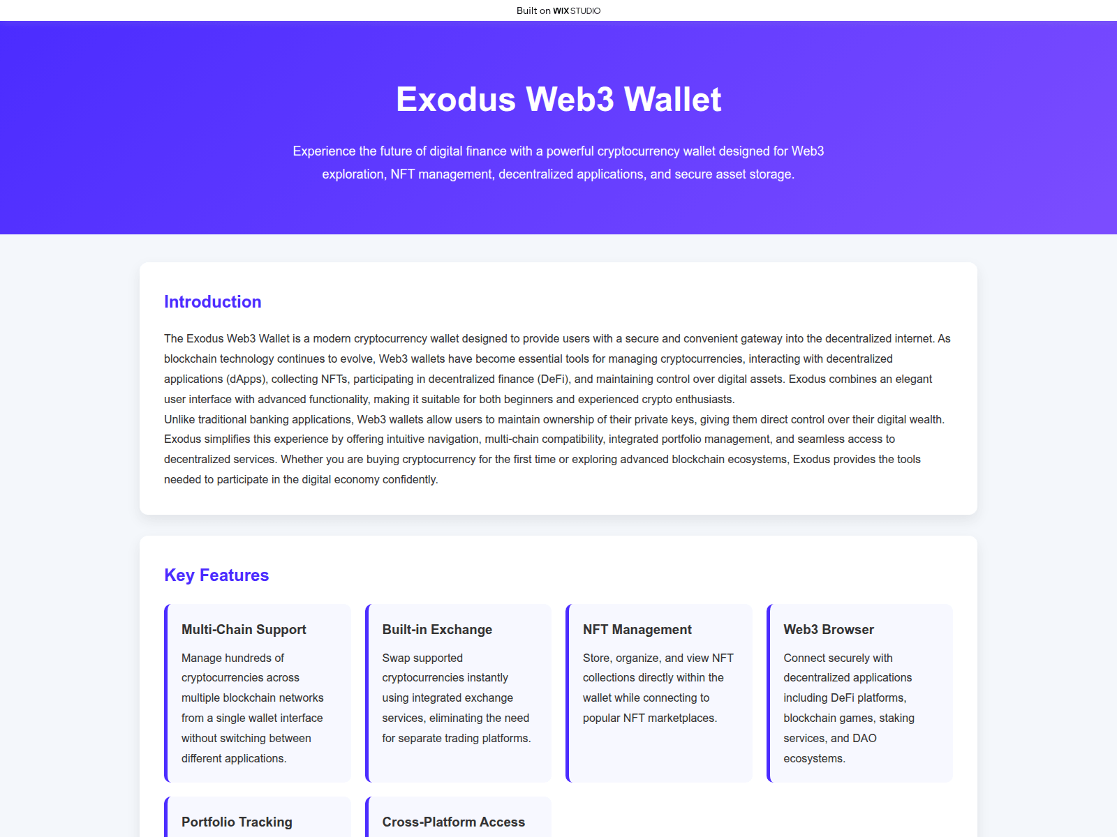 Screenshot of startweb-exeduso.wixstudio.com