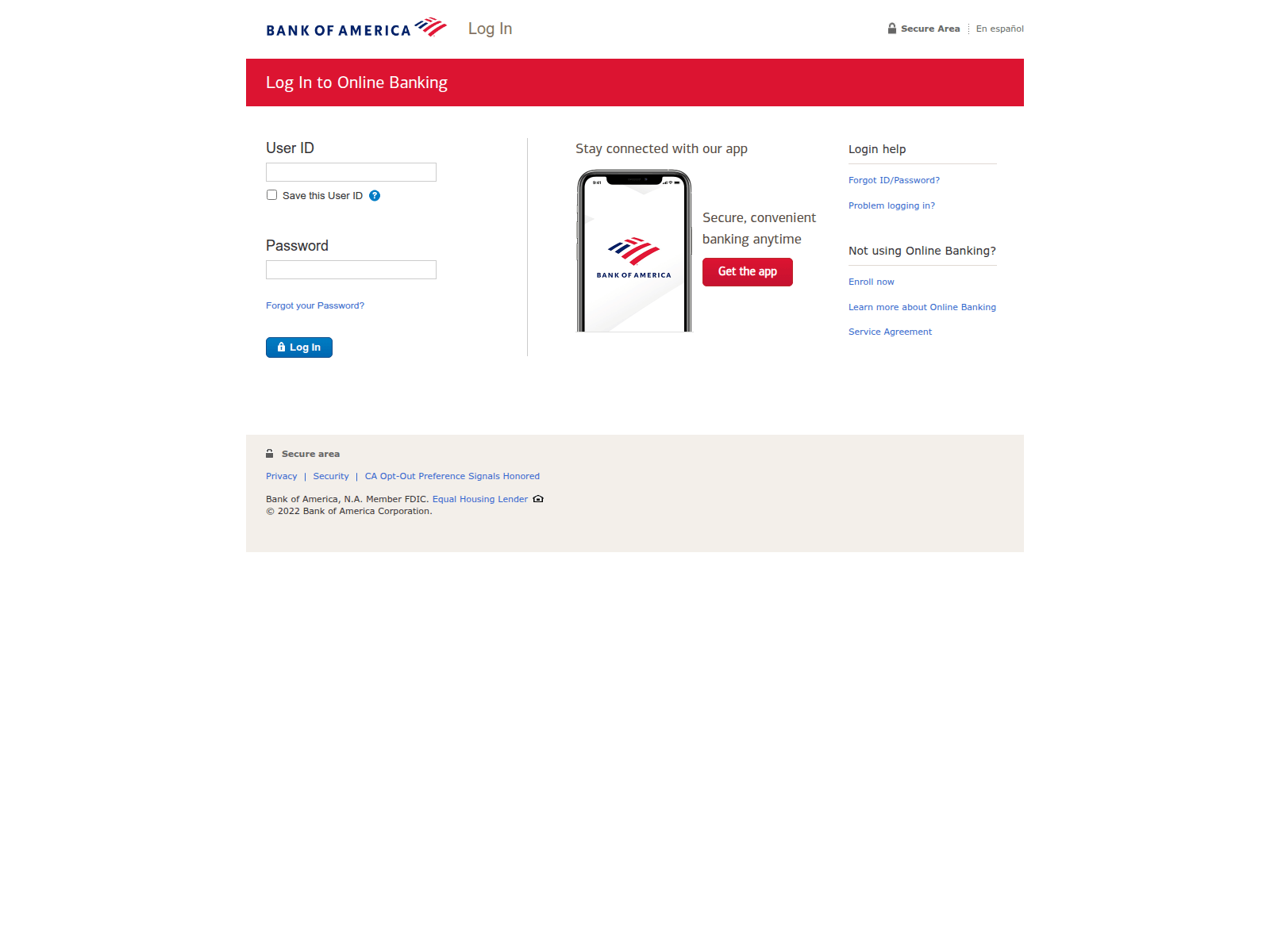 Screenshot of bankofamerica.431283.com