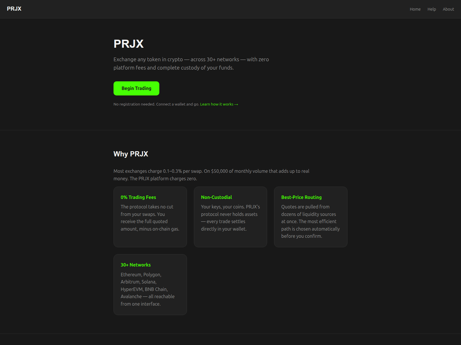 Screenshot of prjxs.net
