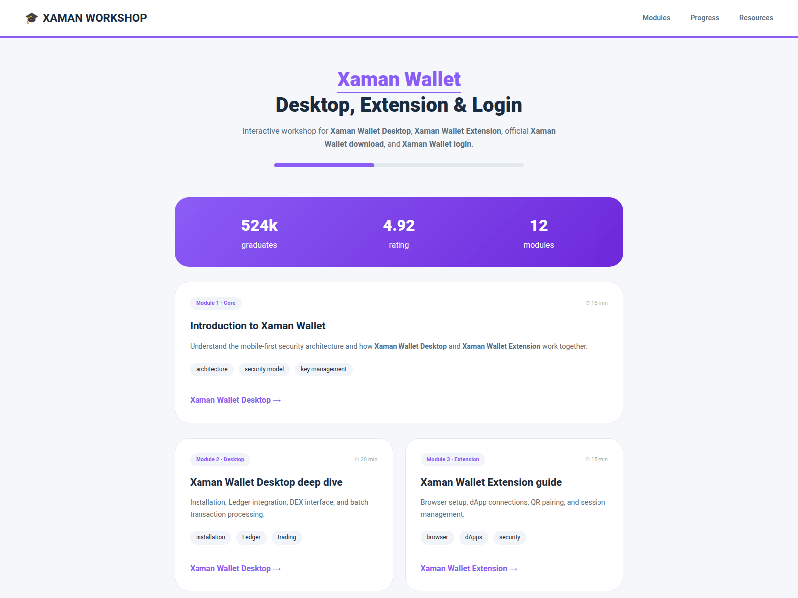 Screenshot of xaman.mba