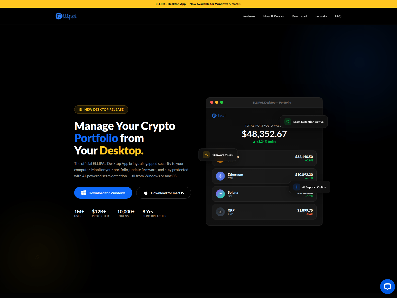 Screenshot of ellipalpcpro.com