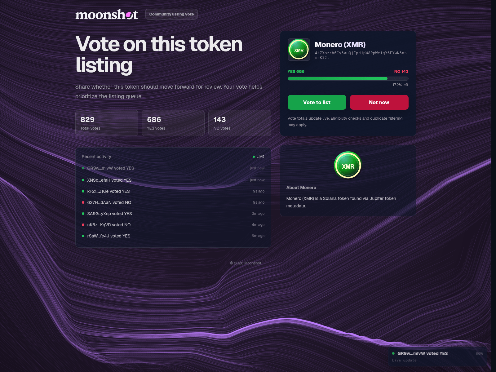 Screenshot of moonshot-listing-lyp.netlify.app