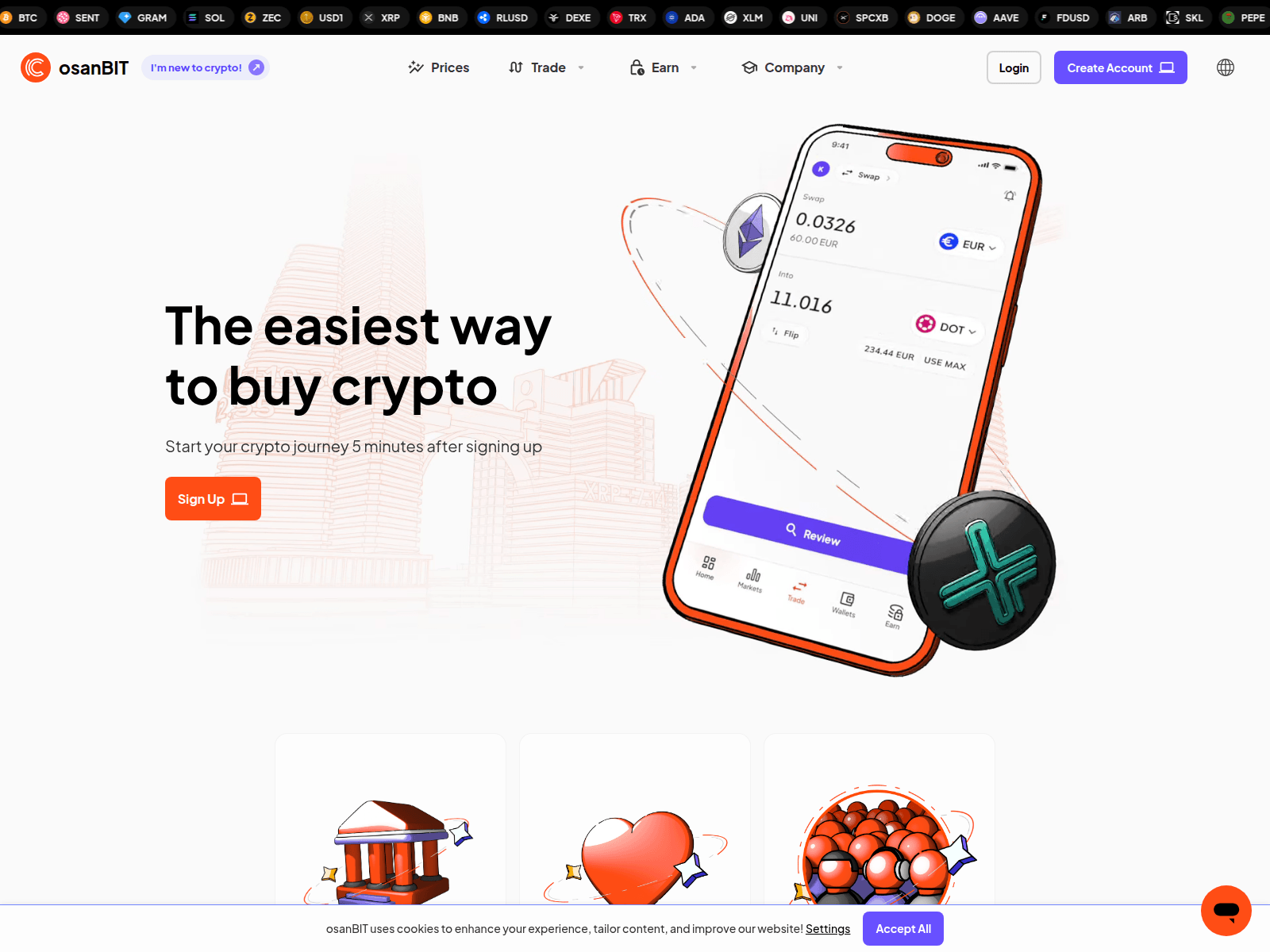 Screenshot of osanbit.com