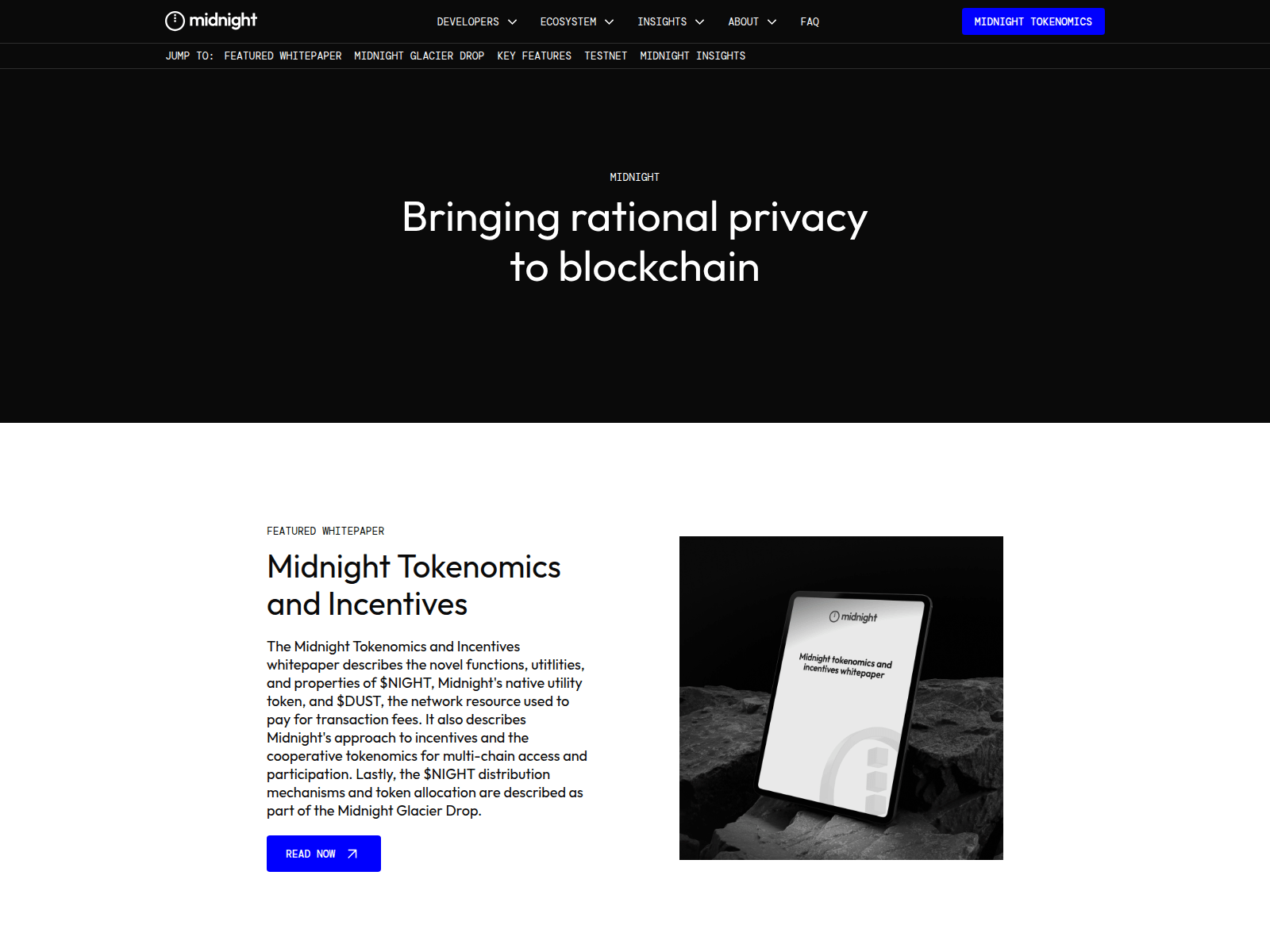 Screenshot of midnightnetwork.firebaseapp.com