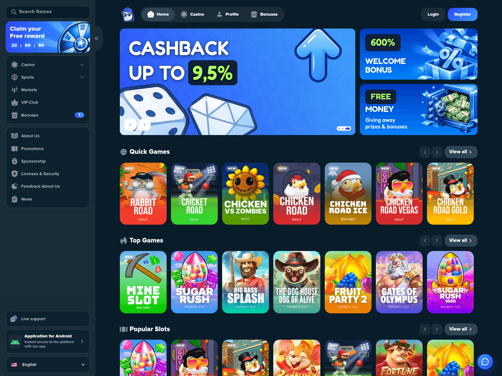 Screenshot of mad-spinner.online