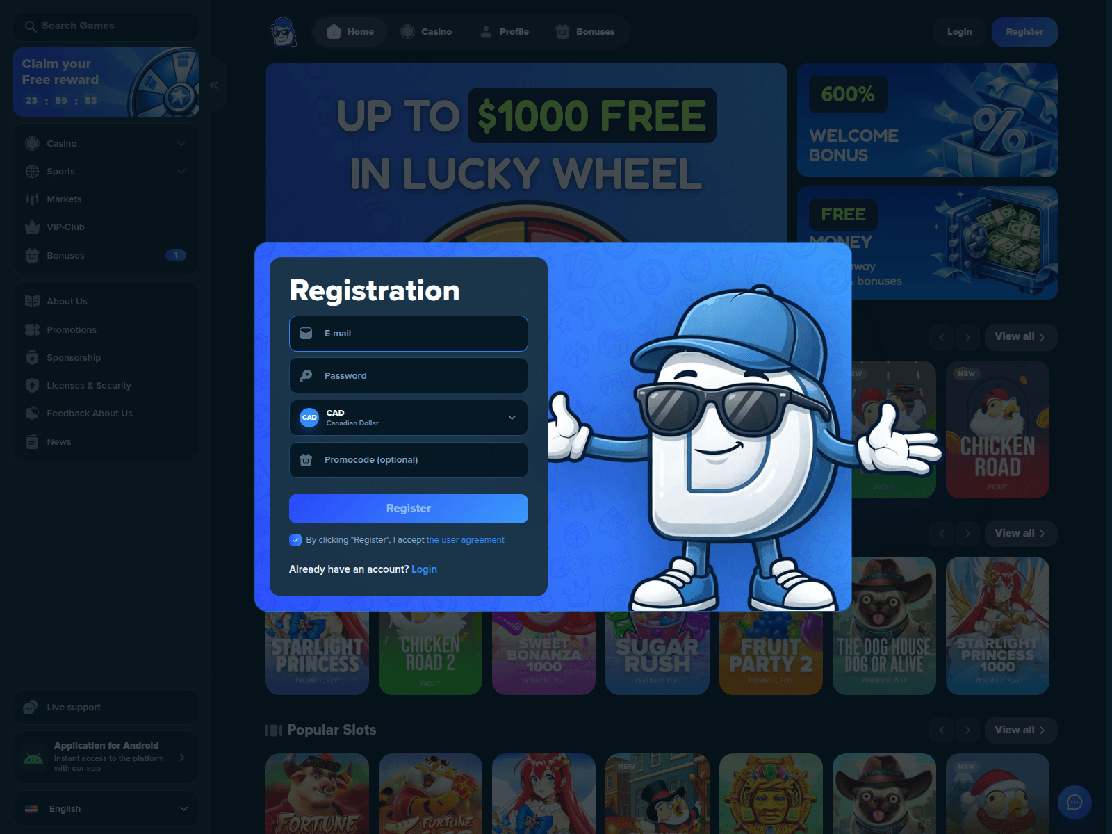 Screenshot of tuno.mom