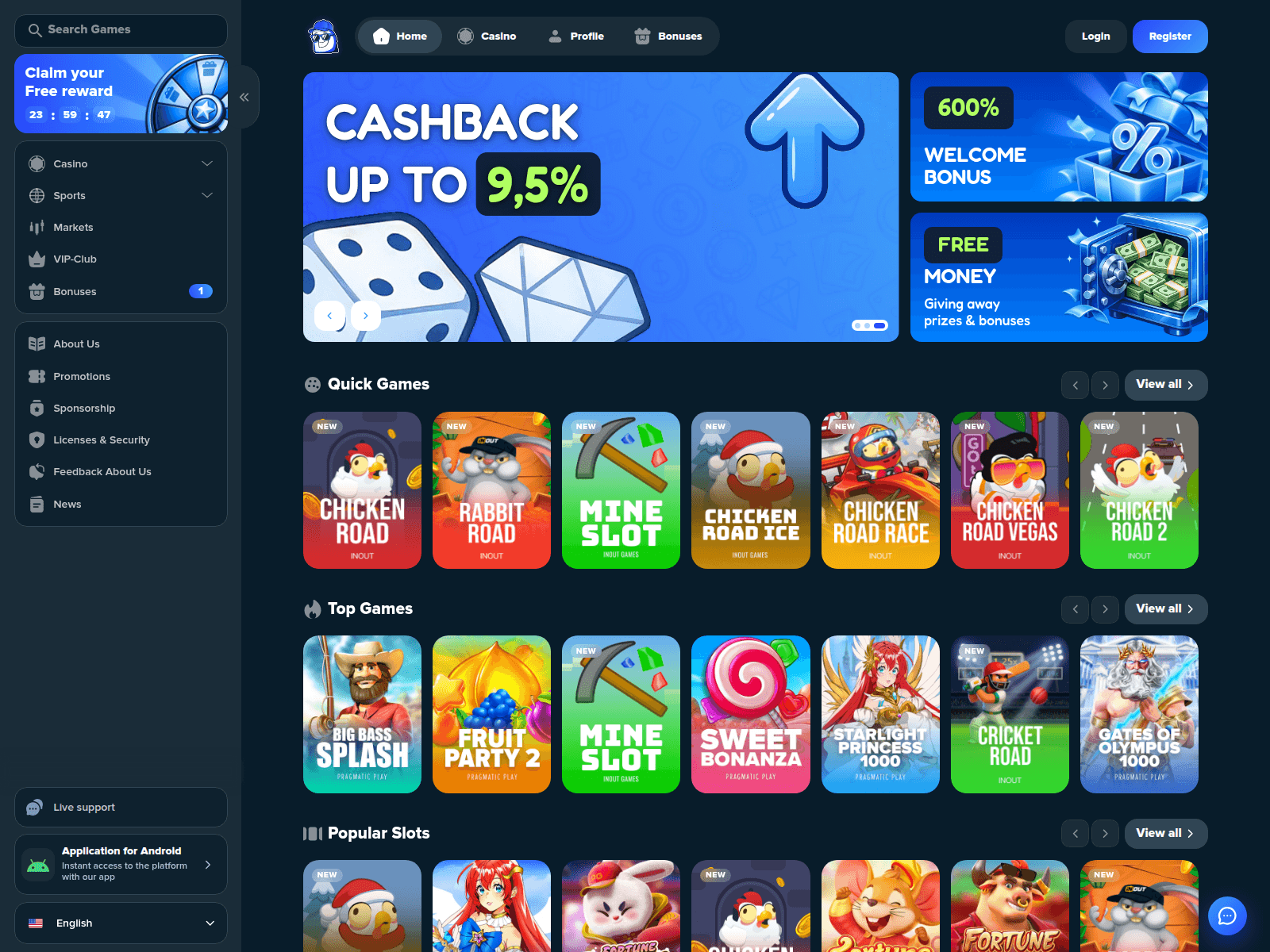 Screenshot of www.gambl.bet