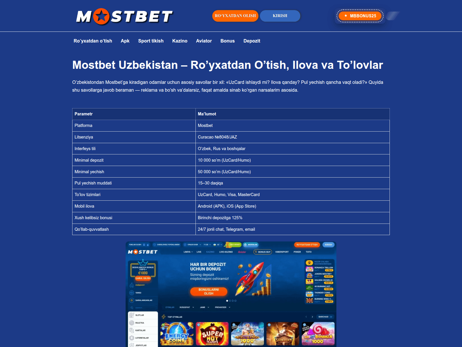 Screenshot of mostbet83625.help