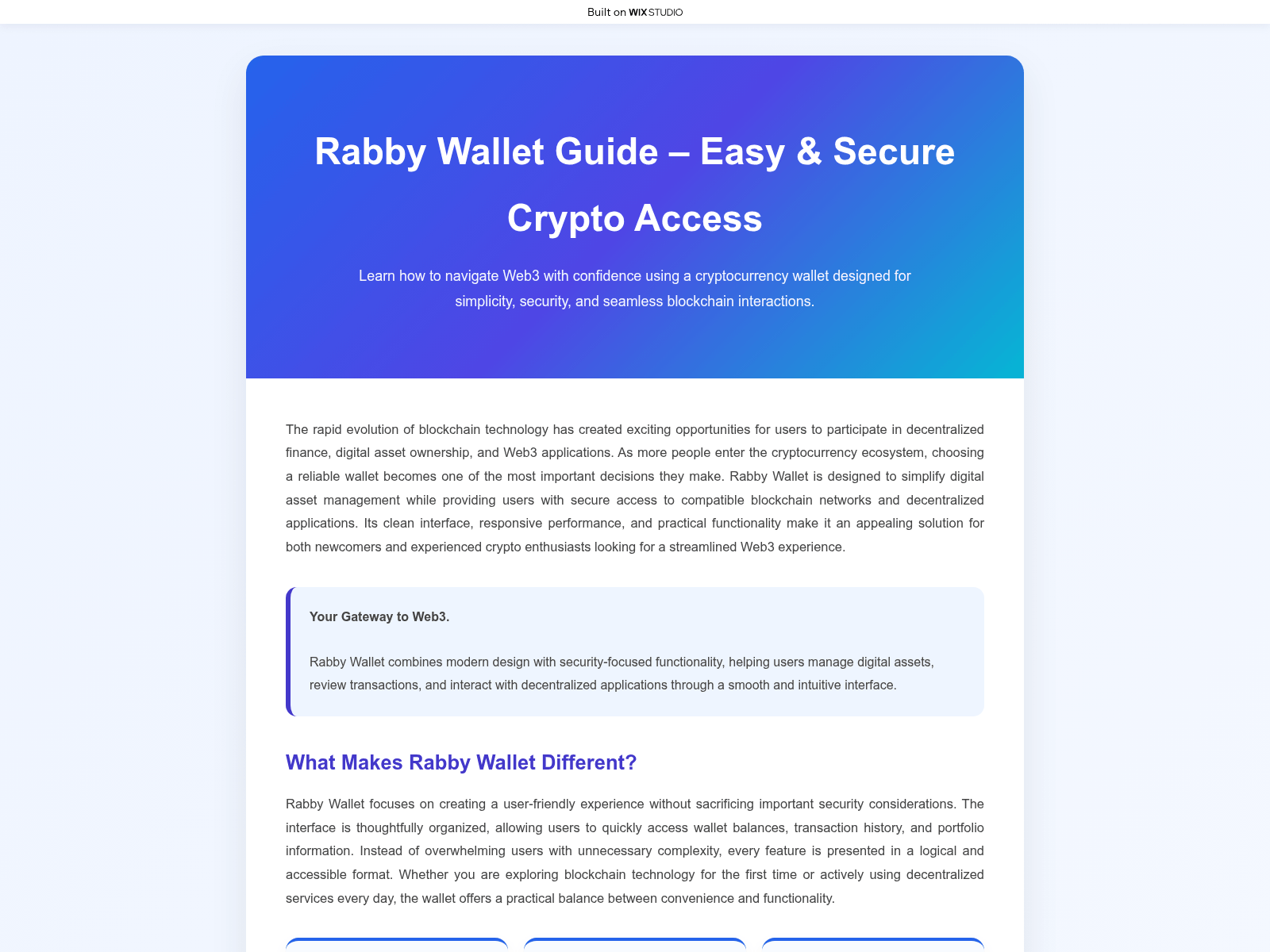 Screenshot of my-newrabbyy-io.wixstudio.com