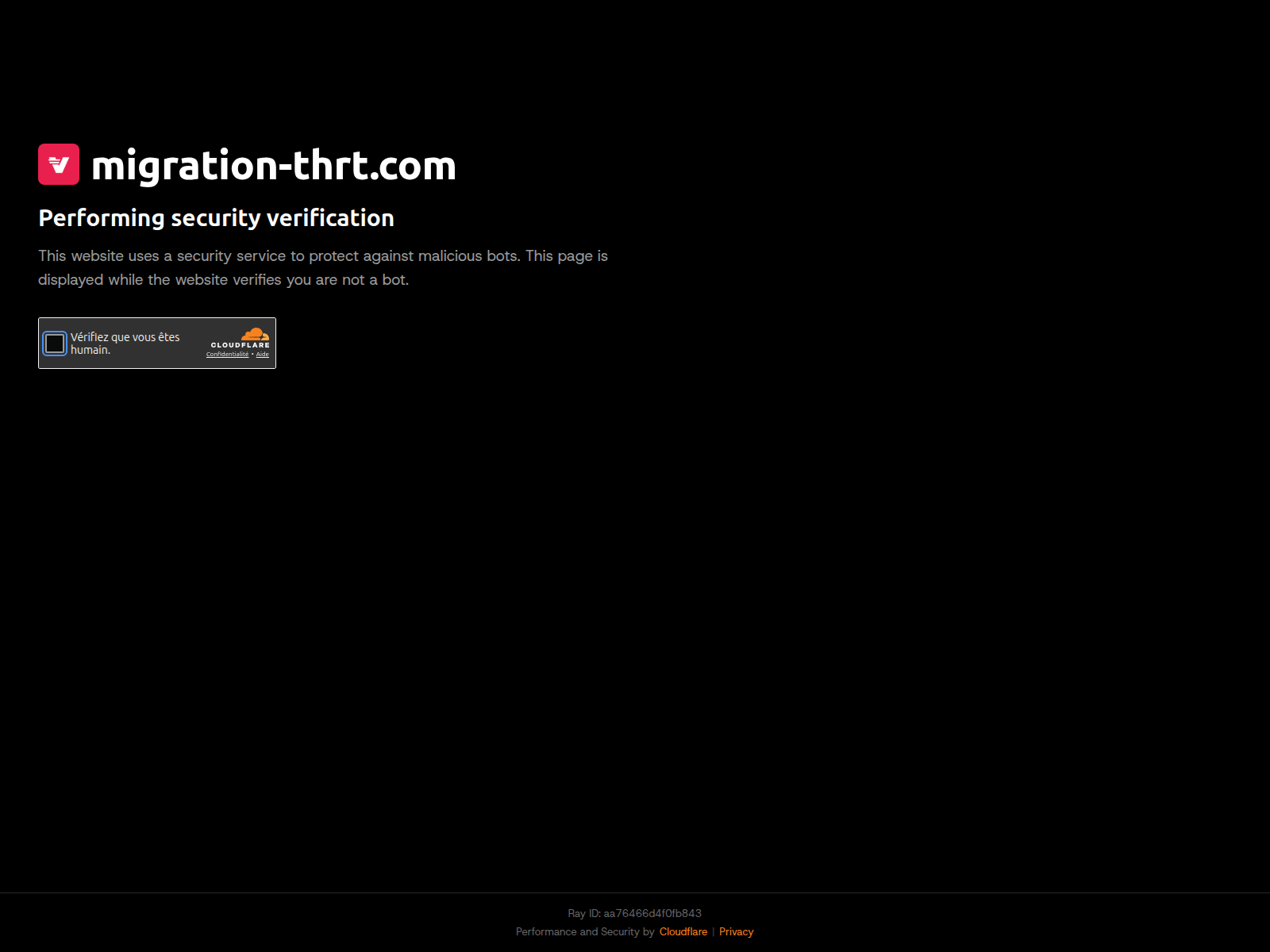 Screenshot of migration-thrt.com