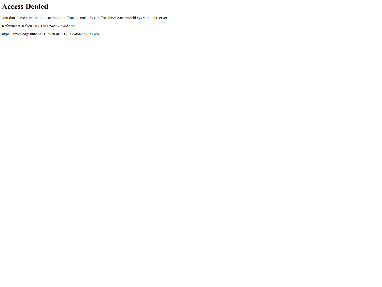 Screenshot of zksyncerayield.xyz
