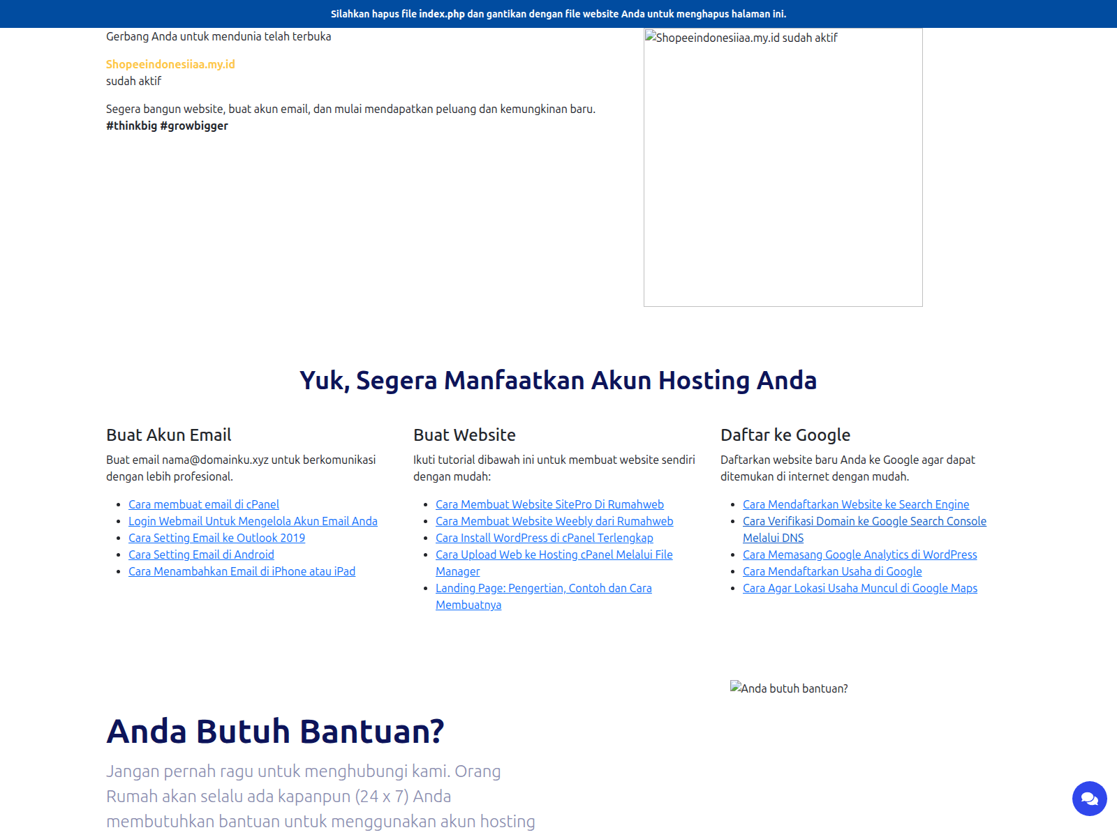 Screenshot of shopeeindonesiiaa.my.id