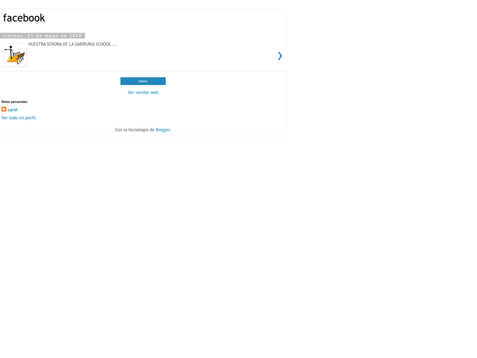 Screenshot of facebook-carol.blogspot.com