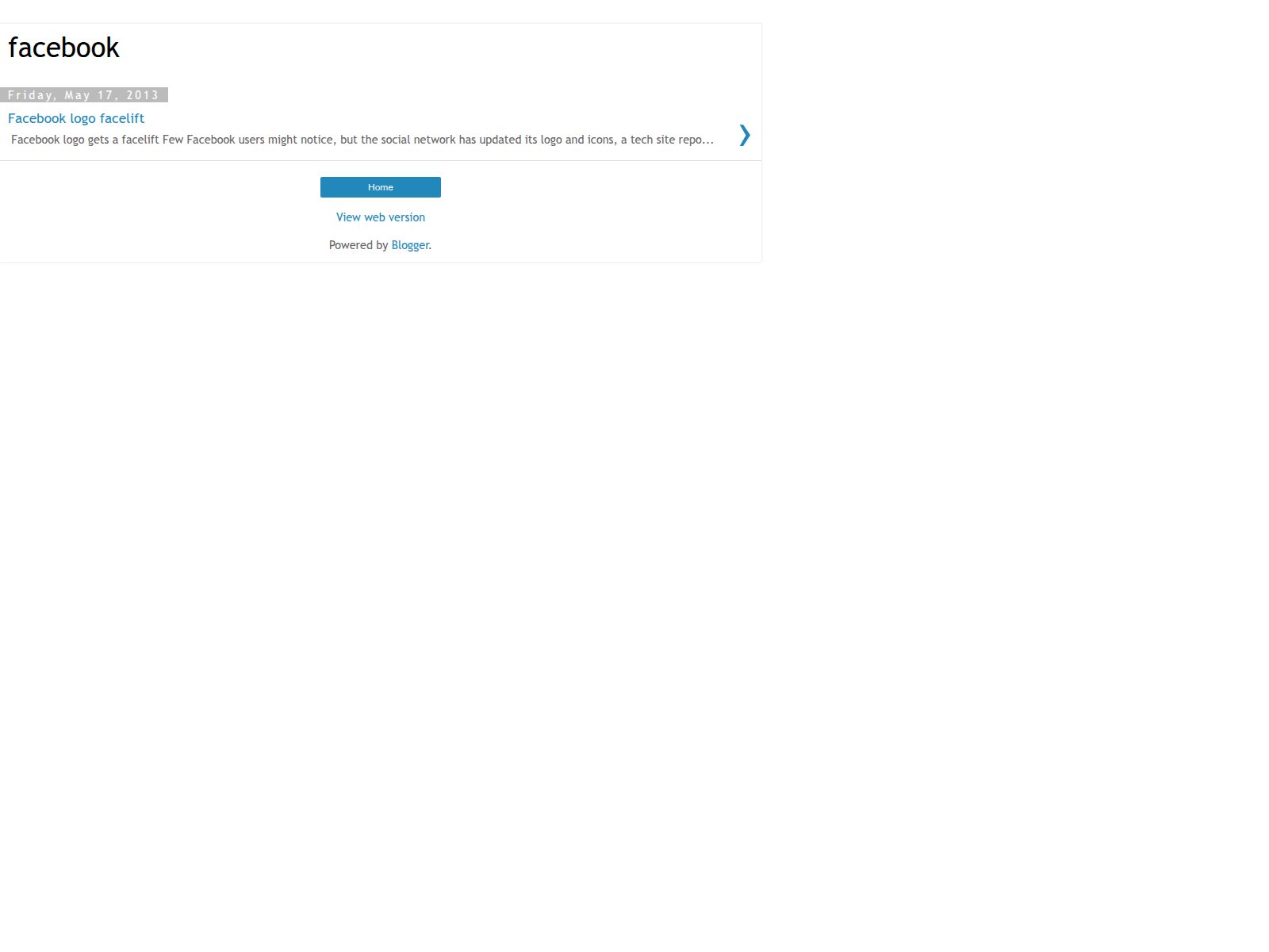 Screenshot of facebook-logo.blogspot.com