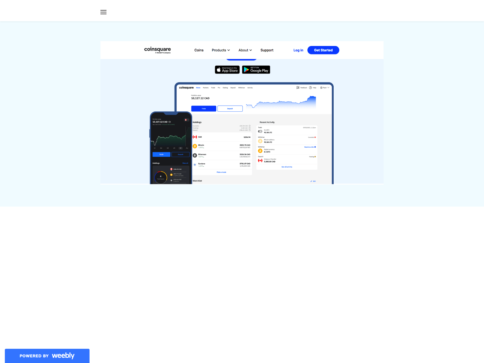Screenshot of sso-coinsquare-cdn.weebly.com