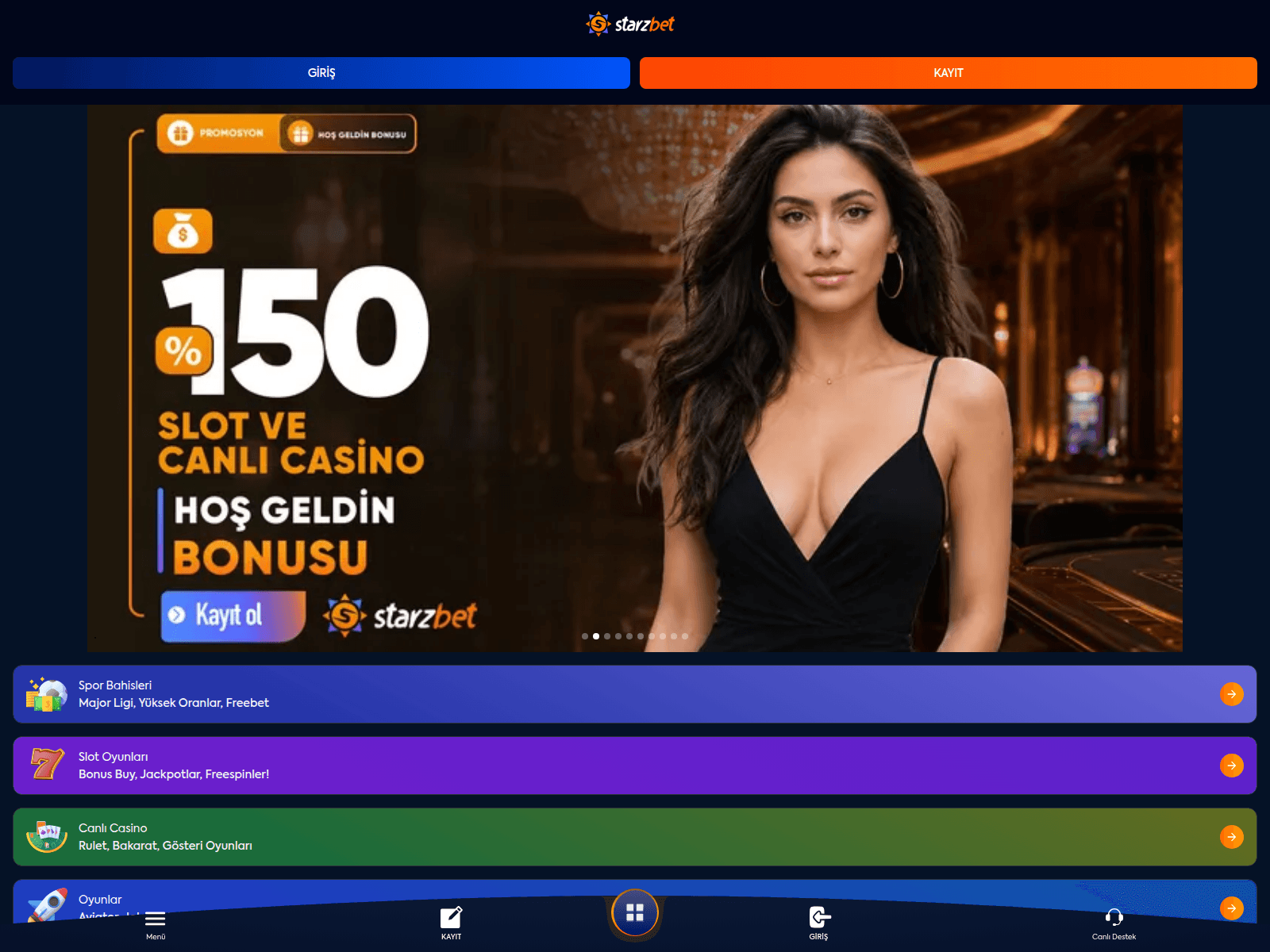 Screenshot of 516starzbet.com