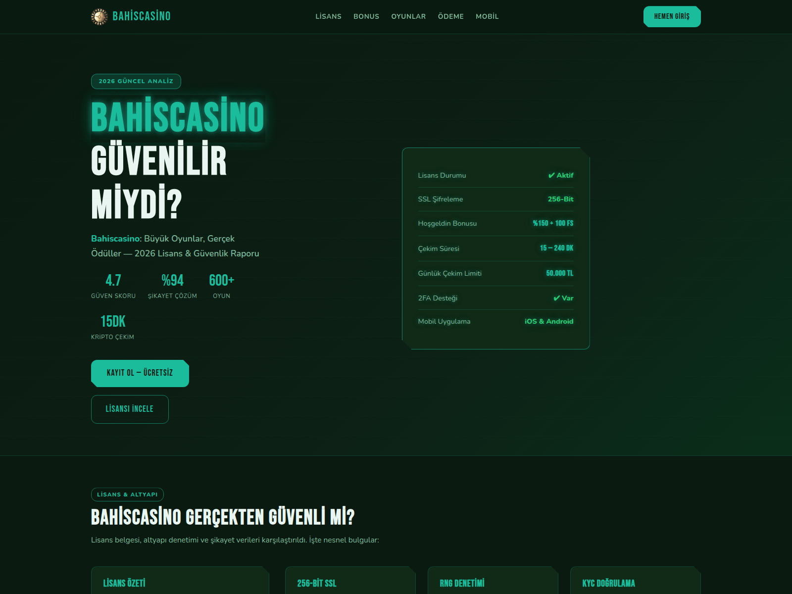 Captura de pantalla de uye-bahiscasino.vip