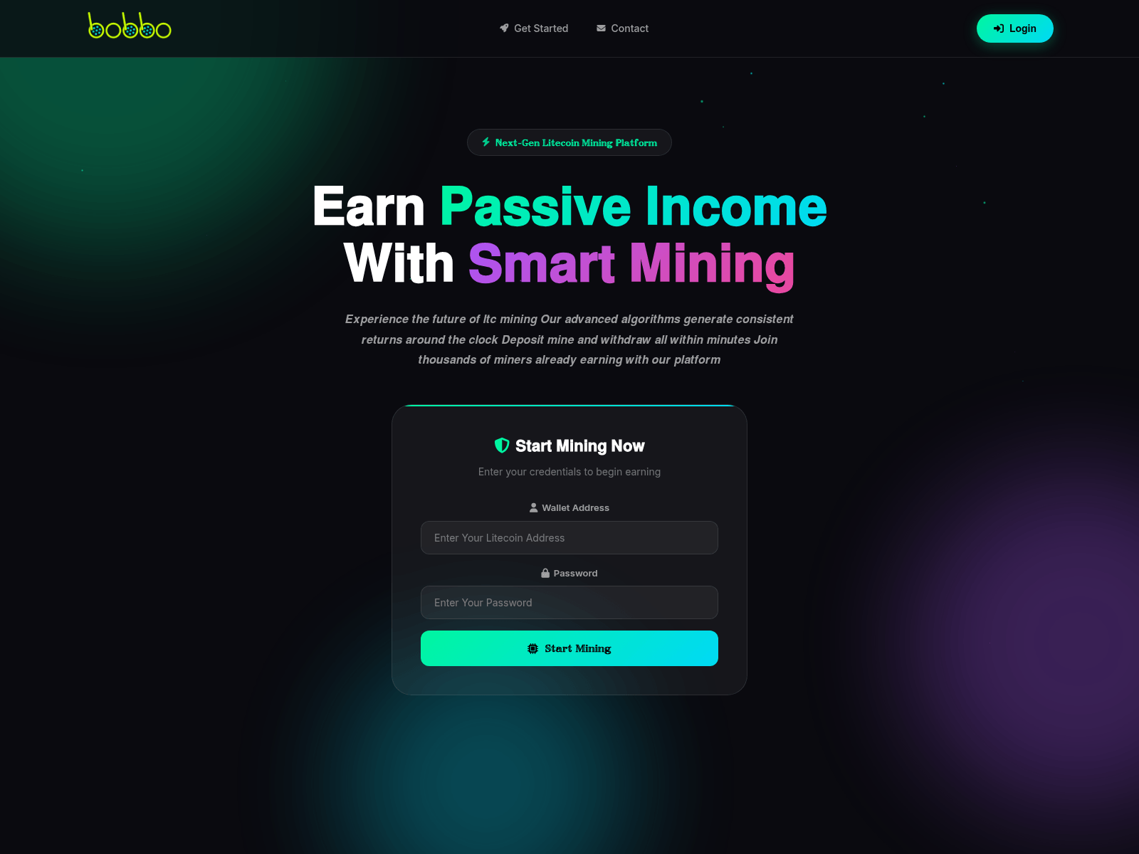 Screenshot of ltcminepro.com