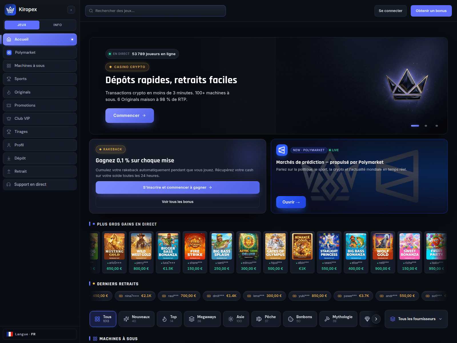 Screenshot of kiropex.com
