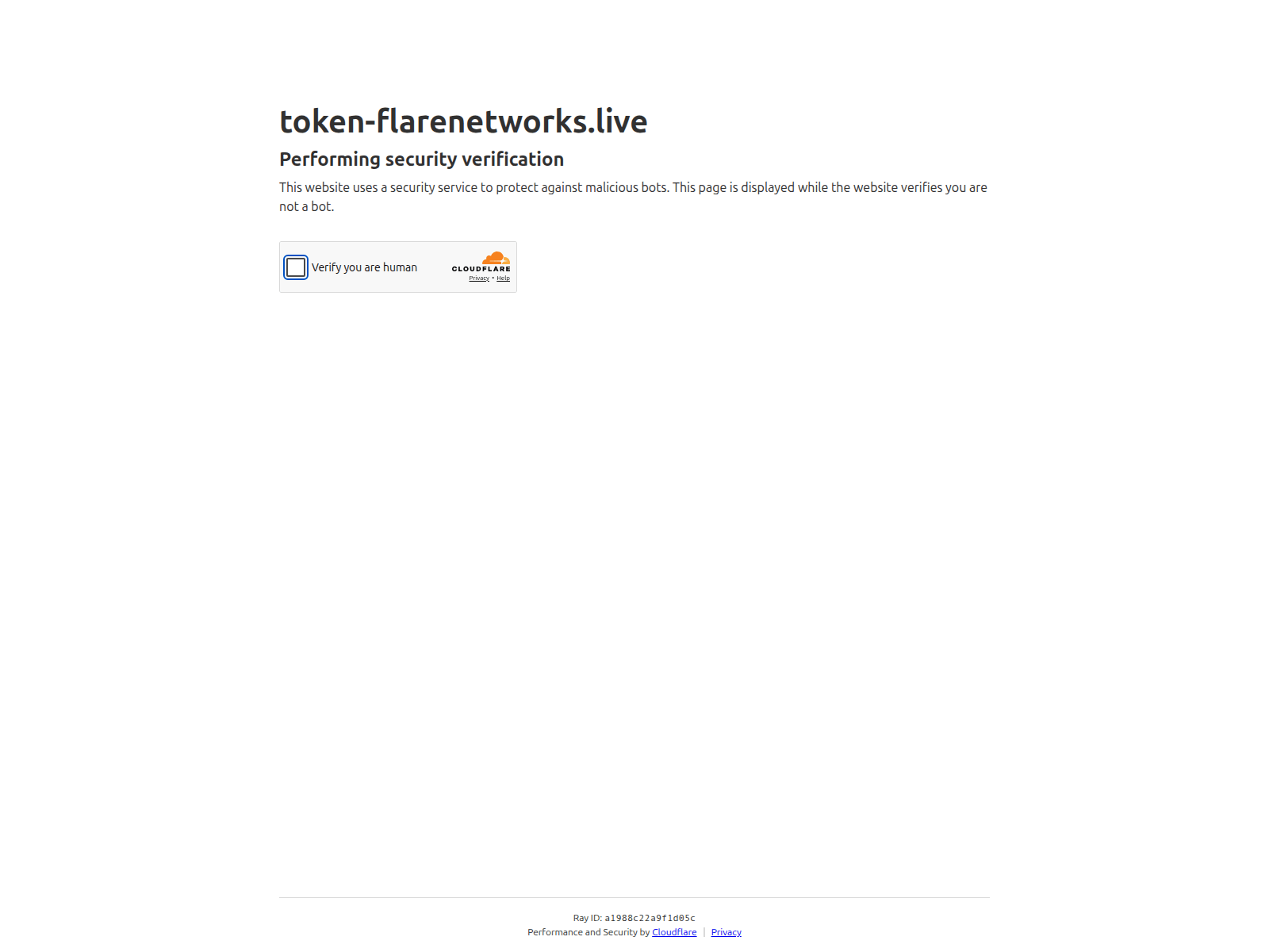 Screenshot of token-flarenetworks.live
