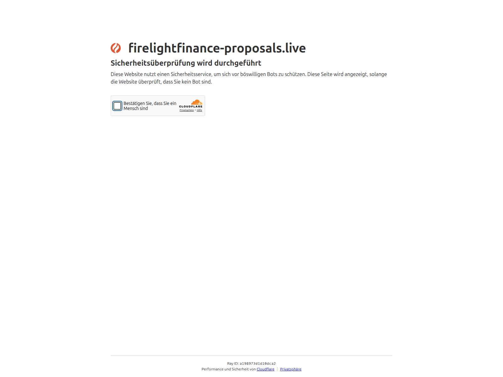 Screenshot of firelightfinance-proposals.live