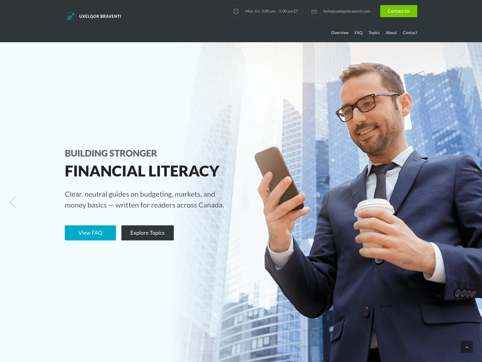 Screenshot of uxelqorbraventi.com