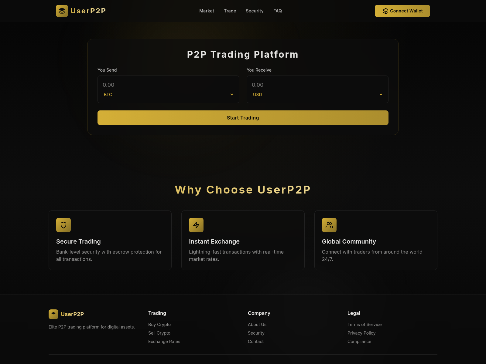 Screenshot von p2p-sand-five.vercel.app