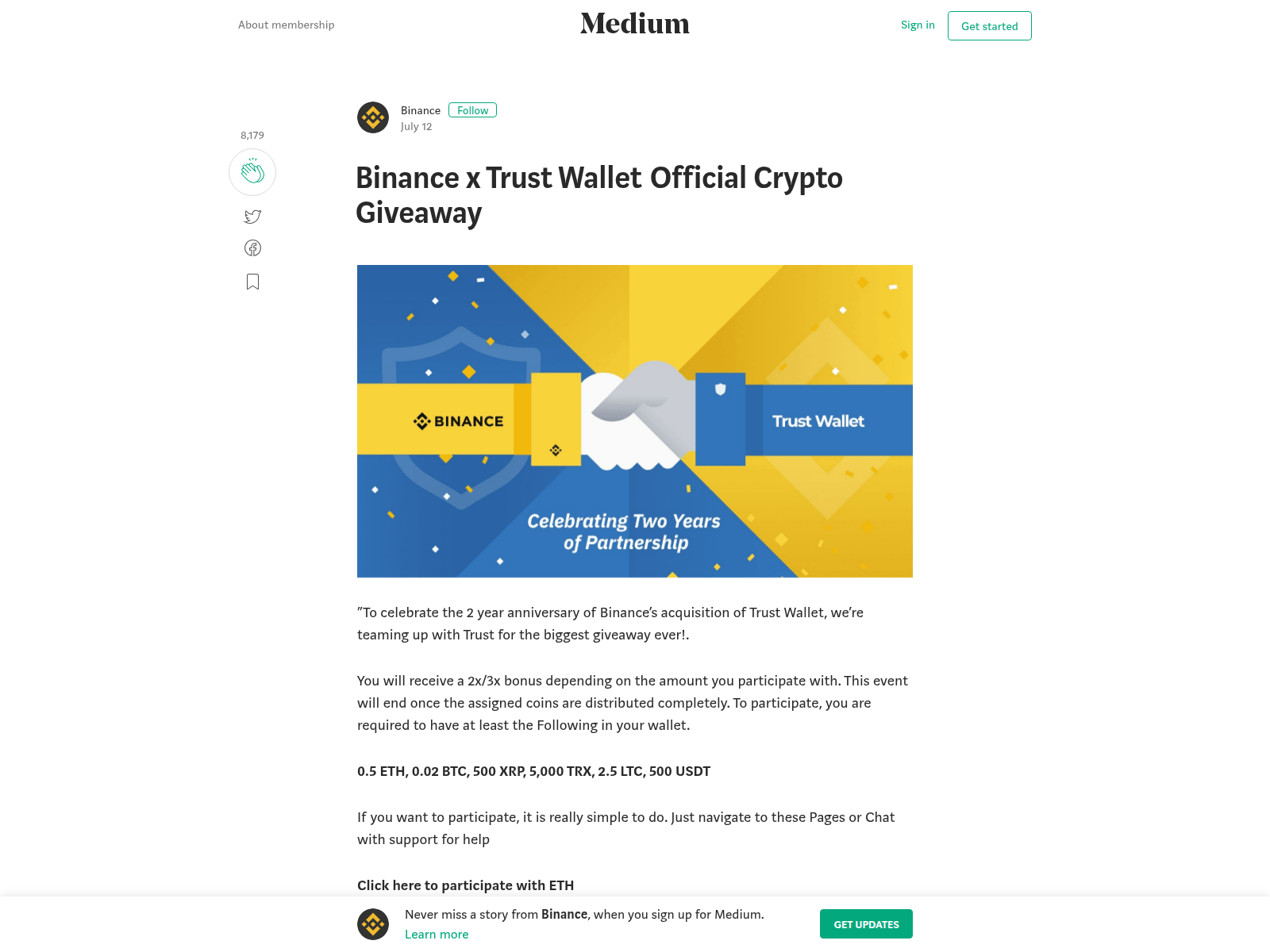 Screenshot of binance2x-3xearn.netlify.app