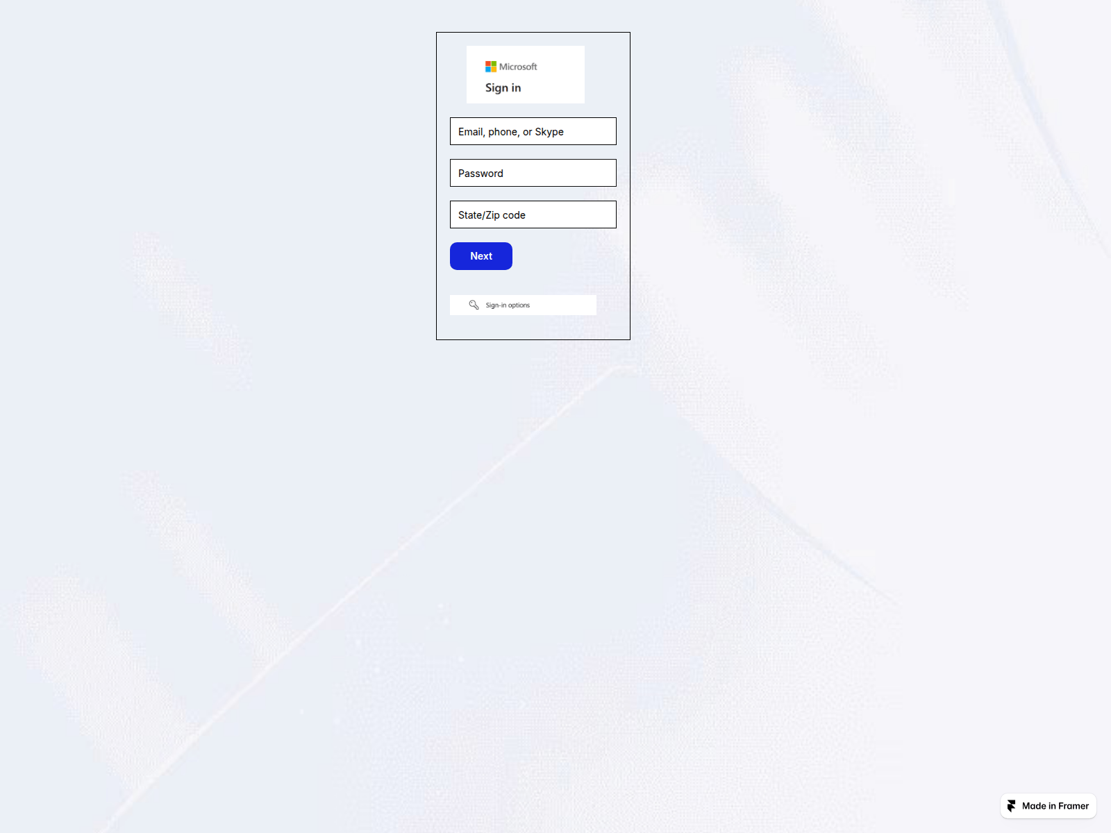 Screenshot of giving-goal-546239.framer.app