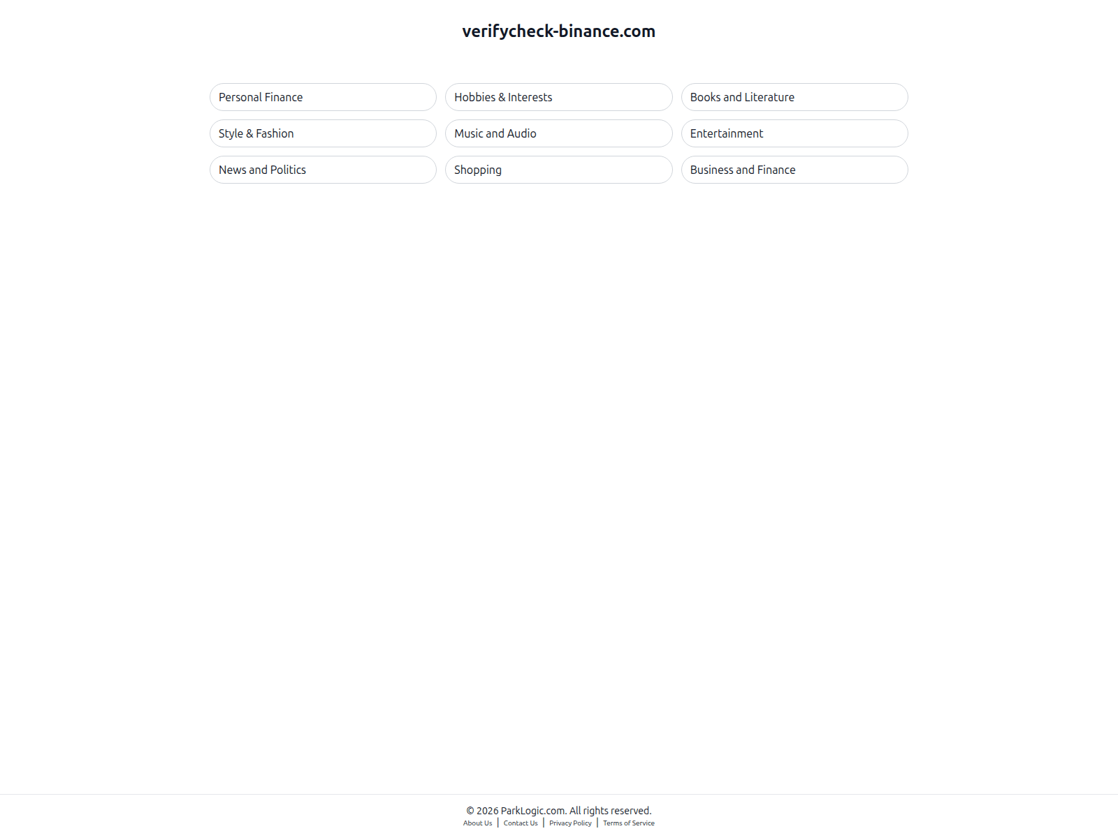 Screenshot of verifycheck-binance.com